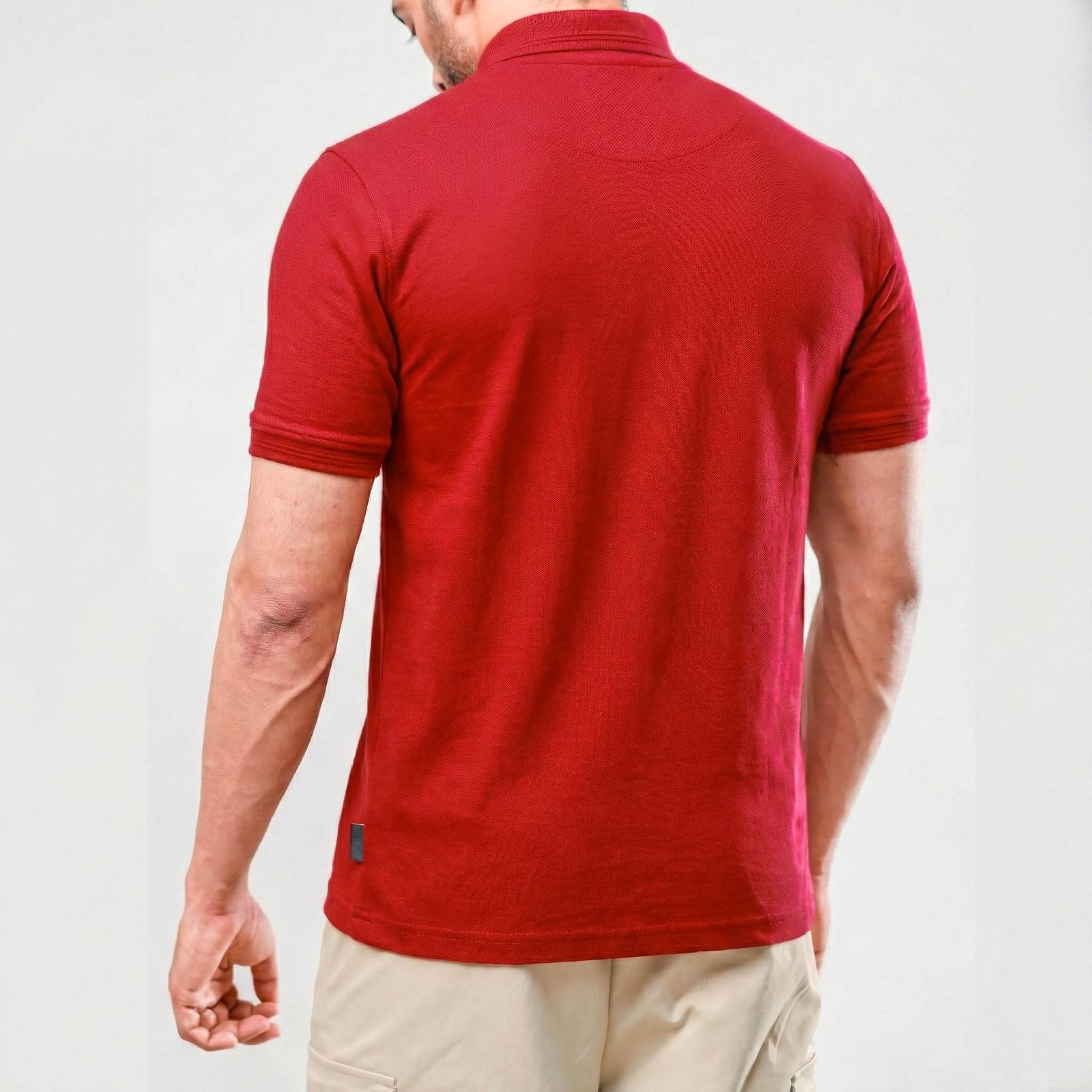 Comfort X Signature Polo – Burgundy Power
