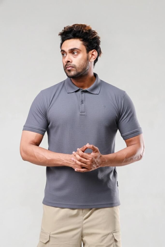 Comfort X Signature Polo – Ash Armor