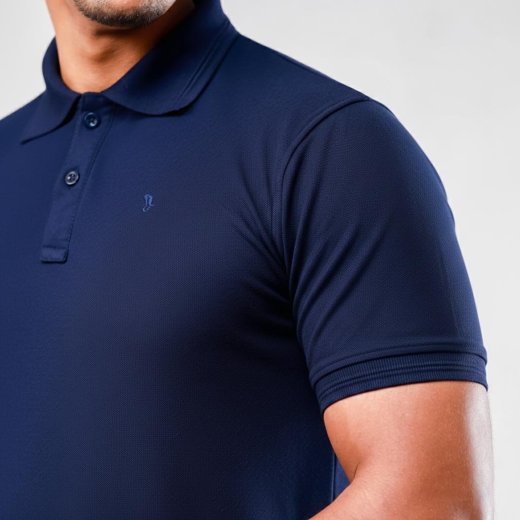 Comfort X Signature Polo – Deep Navy