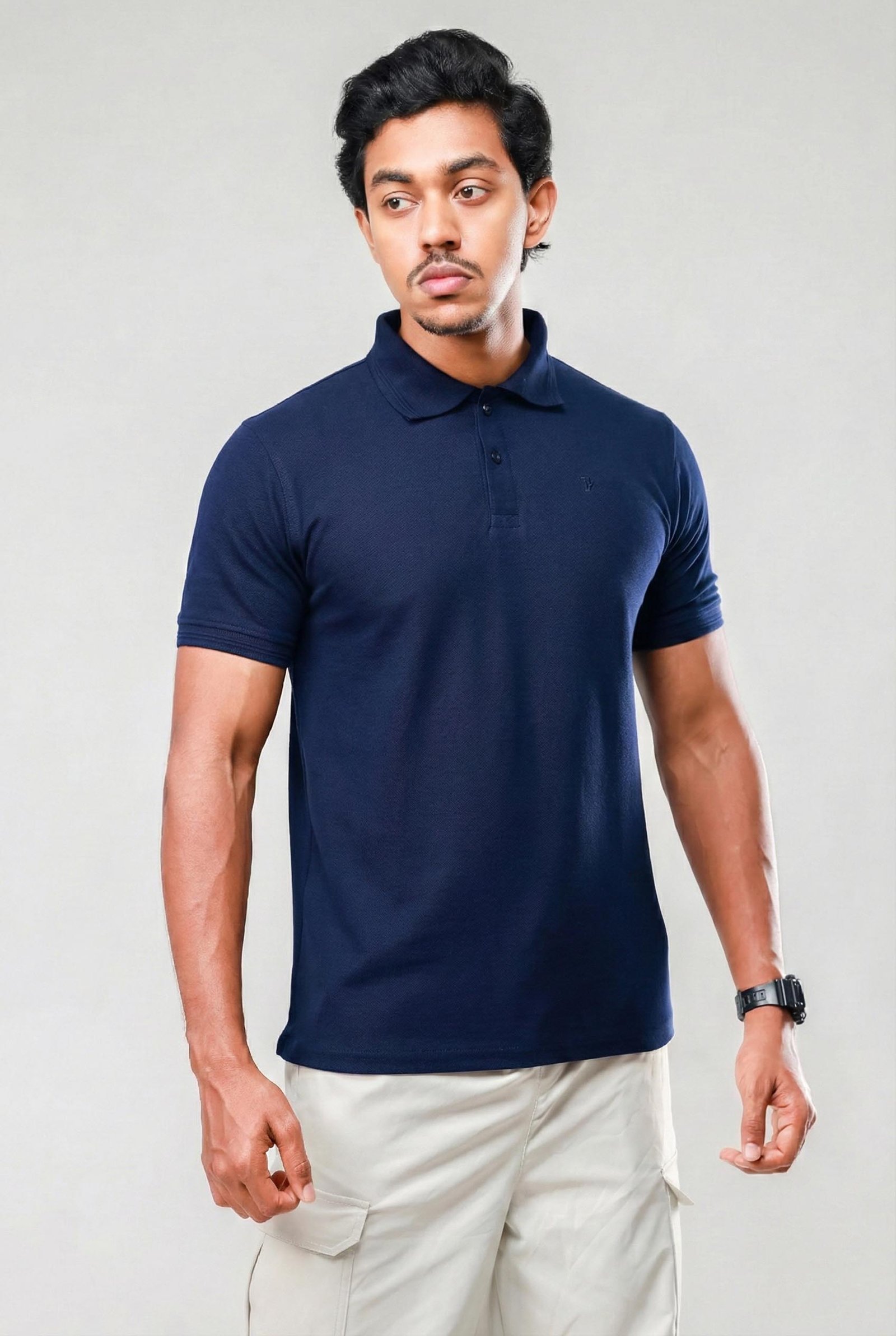 Comfort X Signature Polo – Deep Navy