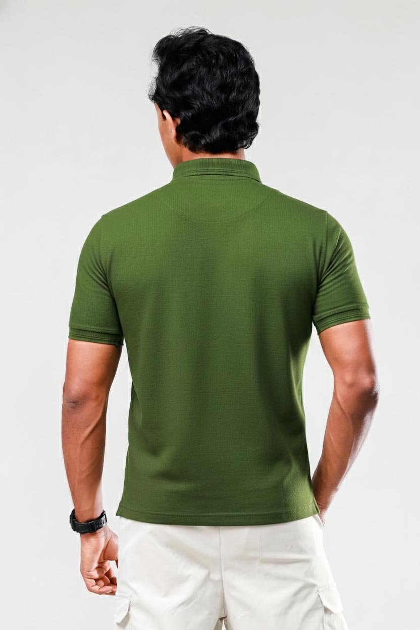 Comfort X Signature Polo – Battalion Green
