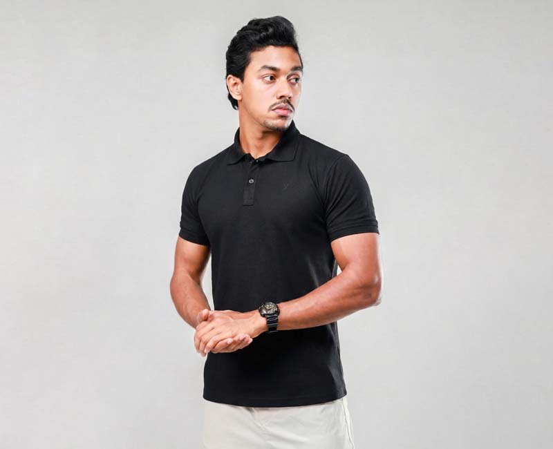 Comfort X Signature Polo - Black
