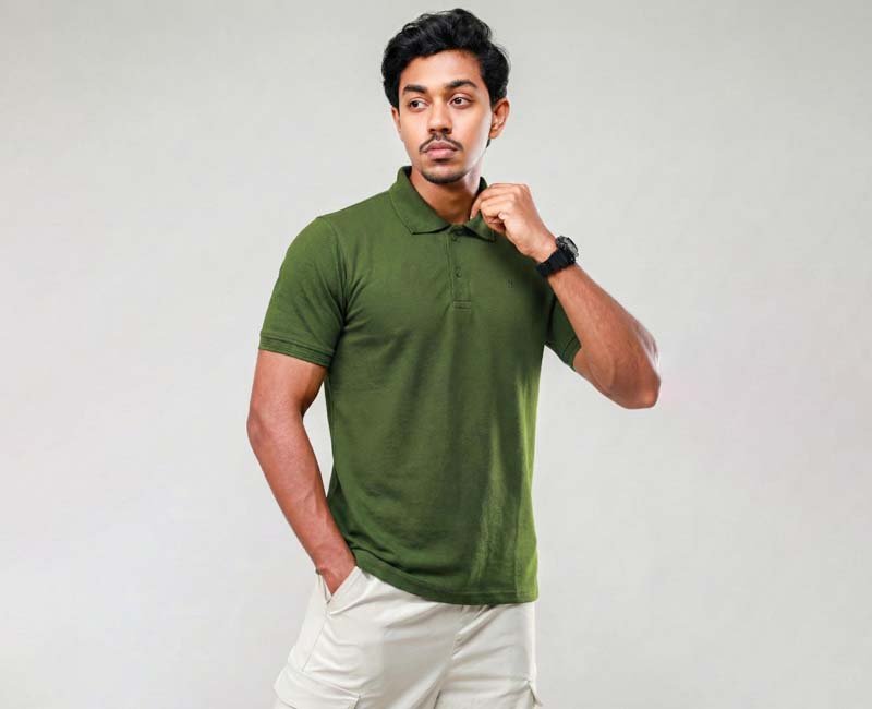 Comfort X Signature Polo – Battalion Green